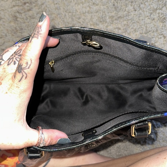 Colorful custom pot leaf / skull handbag ! BRAND NEW / NEVER USEDD - Picture 5 of 5